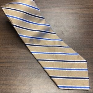 Gold & Blue Tie - Izod